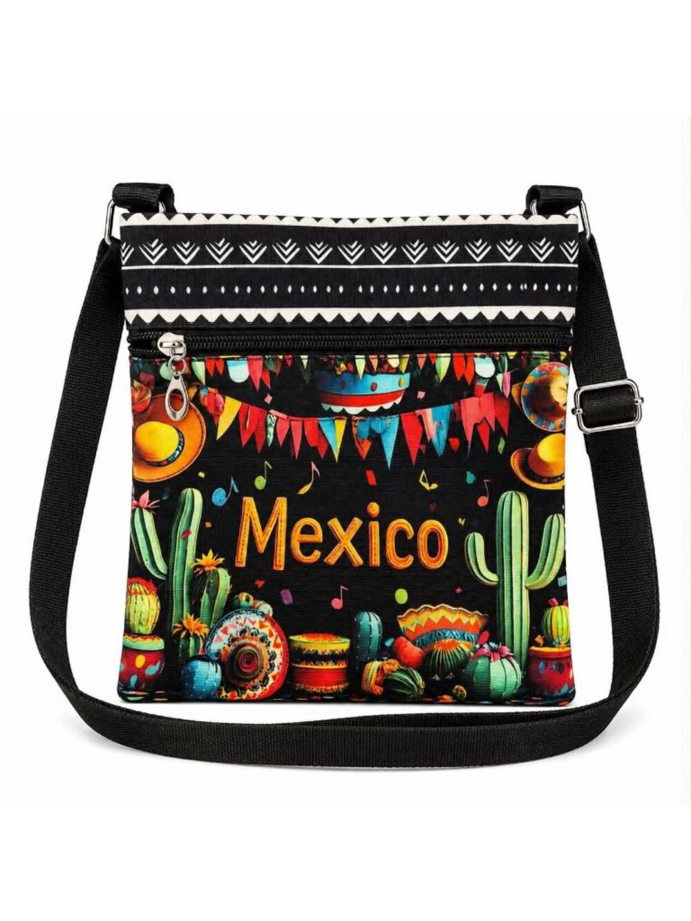 Mexico Cactus Crossbody Bag